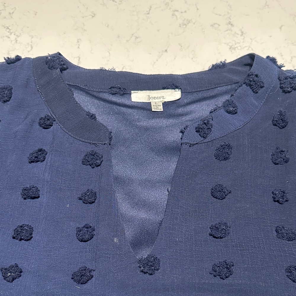 Joie Midnight Blue Textured Dress
